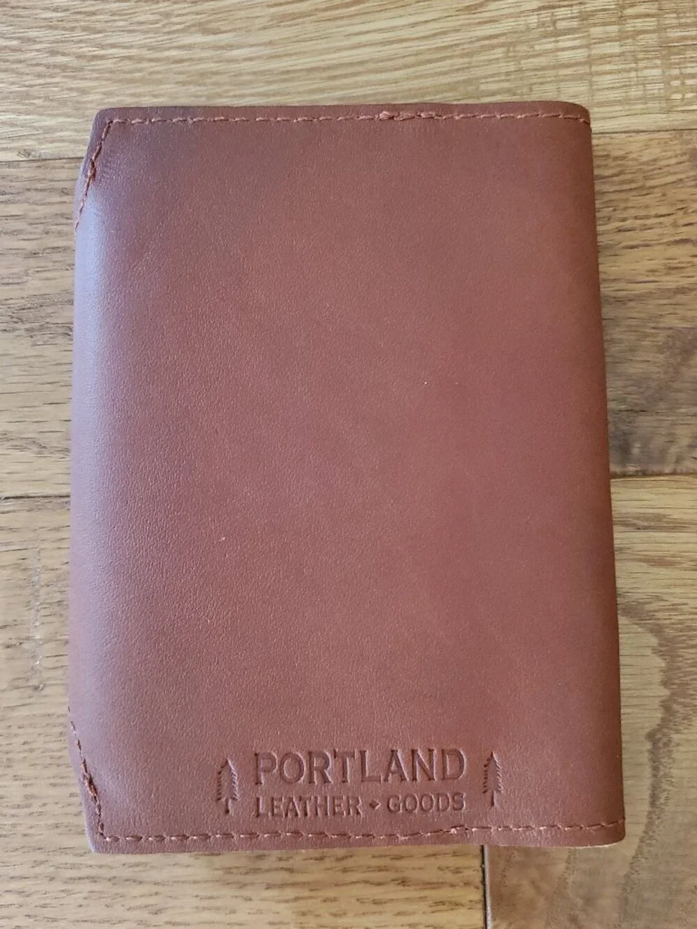 BNNU Portland Leather Goods Small Brown Snap Journal